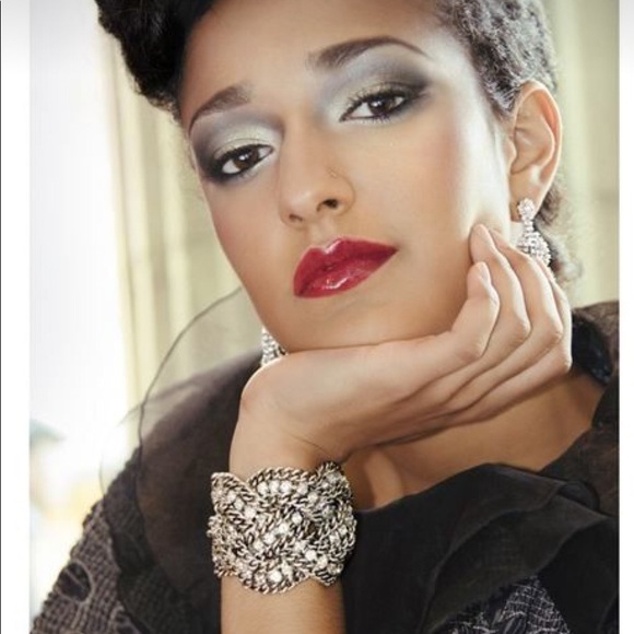 Stella and Dot Petra braided bracelet and earrings - Picture 1 of 8